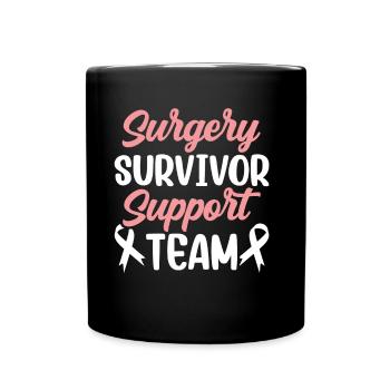 Opération Équipe de soutien aux survivants Chirurgie du cerveau - Mug uni - noir - Devant