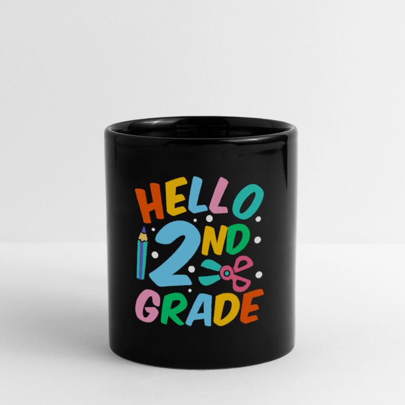 Hello 2nd Grade Second Grade Second Grader Full Colour Mug