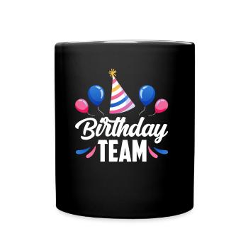 Équipe d’anniversaire Ancienne fête d’anniversaire - Mug uni - noir - Devant