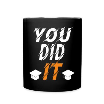 Vous l’avez fait graduation cool design - Mug uni - noir - Devant