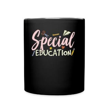 Sonderpädagogik Beruf Lehrer Sonderpädagoge - Tasse einfarbig - Schwarz - Vorne