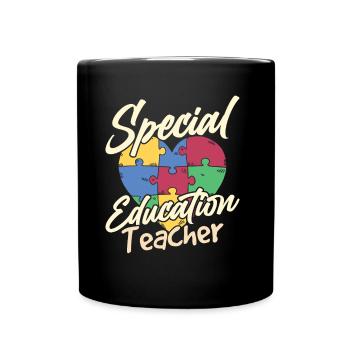 Special Education Teacher Profession Special Education Educator - Full Colour Mug - black - Front