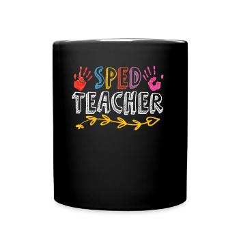 Special Education Teacher Special Education Profession - Full Colour Mug - black - Front