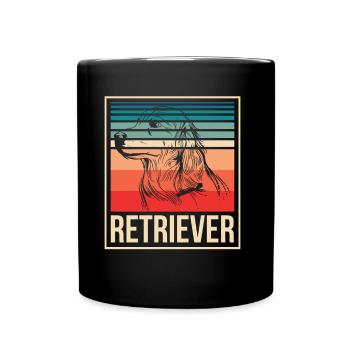 Retriever Retrievers Dictons Chien de compagnie - Mug uni - noir - Devant