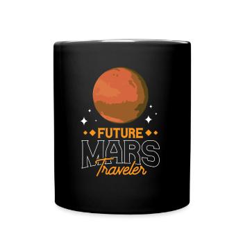 Futur astronaute de Mars Traveler Planet - Mug uni - noir - Devant