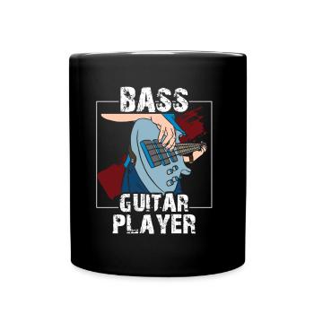 Guitariste Basse Bassiste Musicien Basse Guitare - Mug uni - noir - Devant