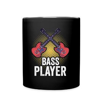 Bassist Bass Bass Guitarist Bass Guitar Musician - Full Colour Mug - black - Front