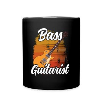 Guitariste Basse Bassiste Basse Musicien de guitare basse - Mug uni - noir - Devant
