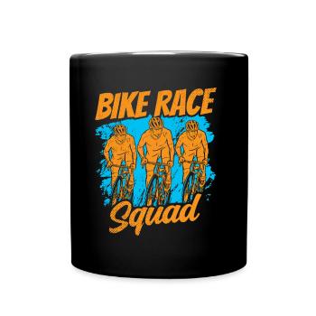 Cycling Race Team Bicycle Cyclist Race Race - Full Colour Mug - black - Front