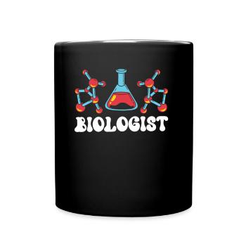 Biologist Biology Teacher Biology Profession - Full Colour Mug - black - Front