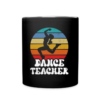 Professeur de danse École de danse Professeur de danse Cours de danse - Mug uni - noir - Devant