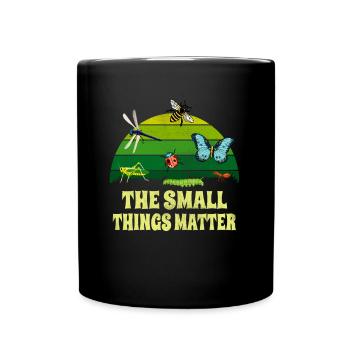 Les petites choses des insectes sont importantes entomologie - Mug uni - noir - Devant