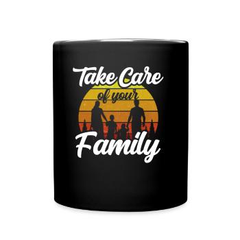 of your family family reunion - Full Colour Mug - black - Front