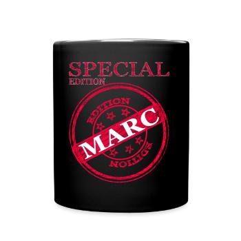 I'm Marc, my name is Marc Special Gift Idea - Full Colour Mug - black - Front