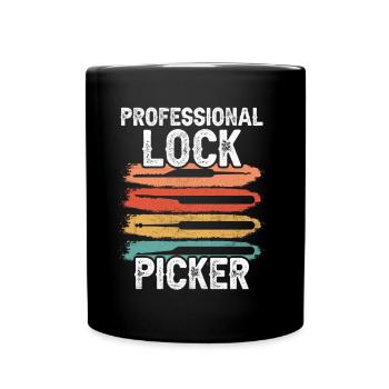 Professional Lock Cracker Lock Picker Cracking - Mug uni - noir - Devant