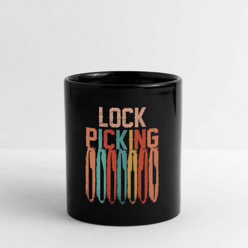Lock Picking, Lockpicking, Cracking, Cracker, Lock Full Colour Mug
