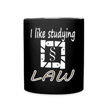 Law School Law Student Law School Gift - Full Colour Mug - black - Front