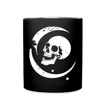 Horreur Crâne Crâne Art Crâne Gothique Heavy Metal - Mug uni - noir - Devant