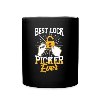 Der Beste Lock Picker Aller Zeiten Lock Picking - Tasse einfarbig - Schwarz - Vorne