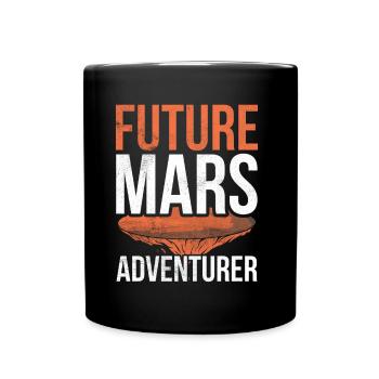 Future Mars Adventurer Astronaut Planet - Mug uni - noir - Devant