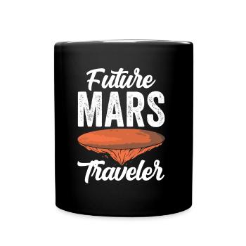Futur astronaute de Mars Traveler Planet - Mug uni - noir - Devant