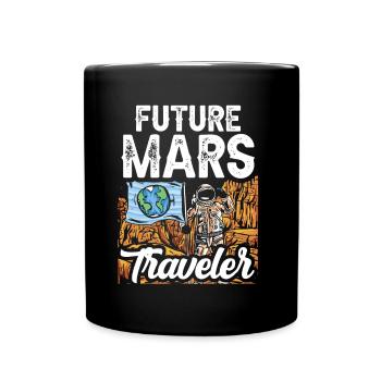 Futur astronaute de Mars Traveler Planet - Mug uni - noir - Devant