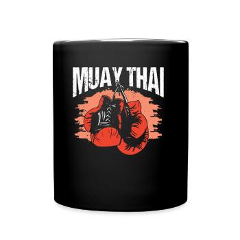 Muay Thai Arts Martiaux Combattant Combat Arts Martiaux - Mug uni - noir - Devant