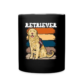 Retriever Chien d’assistance Dictons Retrievers Pet - Mug uni - noir - Devant