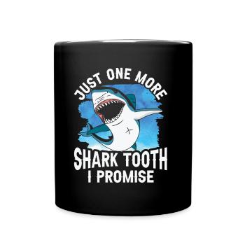 Une seule autre dent de requin promise aux requins dents de requin - Mug uni - noir - Devant