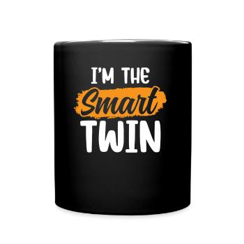 Je suis les jumeaux jumeaux intelligents de l’humour - Mug uni - noir - Devant