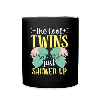 The cool twins have just surfaced humor - Full Colour Mug - black - Front
