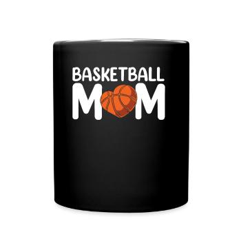 Basketball Maman Basketball Player Coach Team - Mug uni - noir - Devant