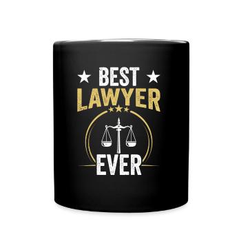 Meilleur avocat de tous les temps Avocat Avocat - Mug uni - noir - Devant