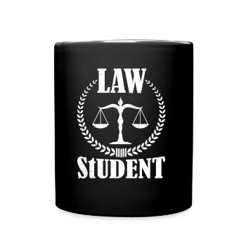 Law Student Lawyer Lawyer Lawyer Law - Full Colour Mug - black - Front