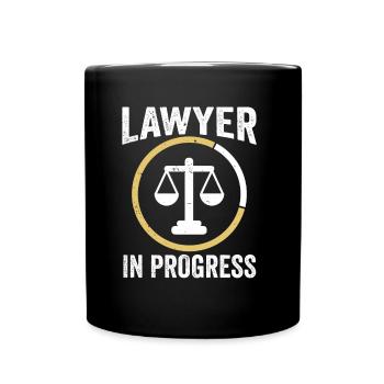 Avocat Travail en cours Avocat Avocat Droit - Mug uni - noir - Devant