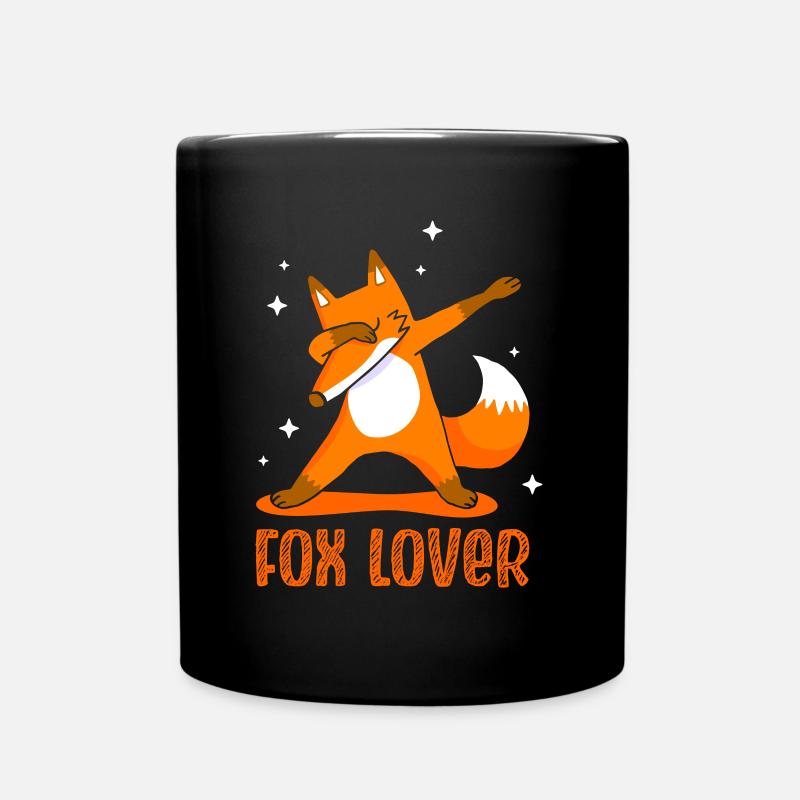 Fuchs Liebhaber Sprüche Füchse Tier - Tasse einfarbig - Schwarz