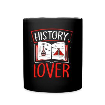 Geschichte Liebhaber Beruf Historiker Historik - Tasse einfarbig - Schwarz - Vorne