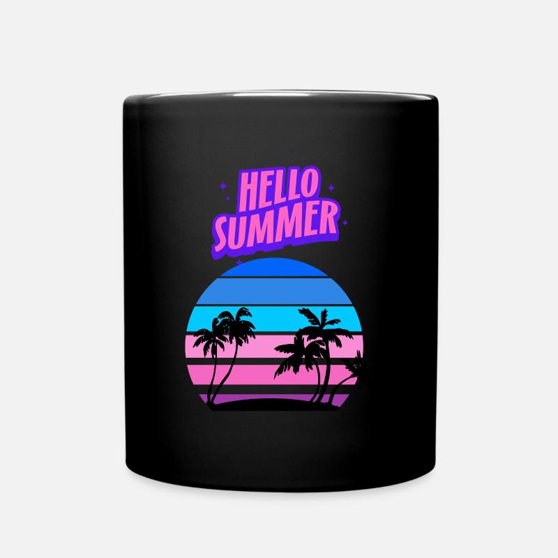 Hello Summer - Mug uni - noir