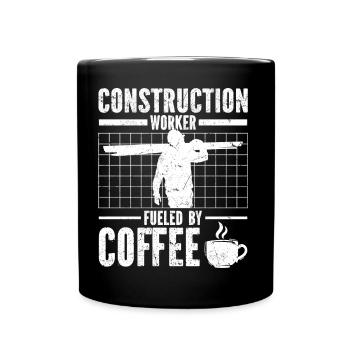 Handwerker - Tasse einfarbig - Schwarz - Vorne