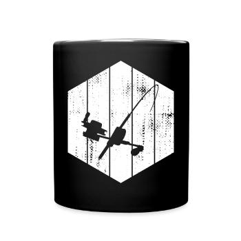 Angel Zeichnung - Tasse einfarbig - Schwarz - Vorne