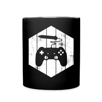 2D Artist - Tasse einfarbig - Schwarz - Vorne