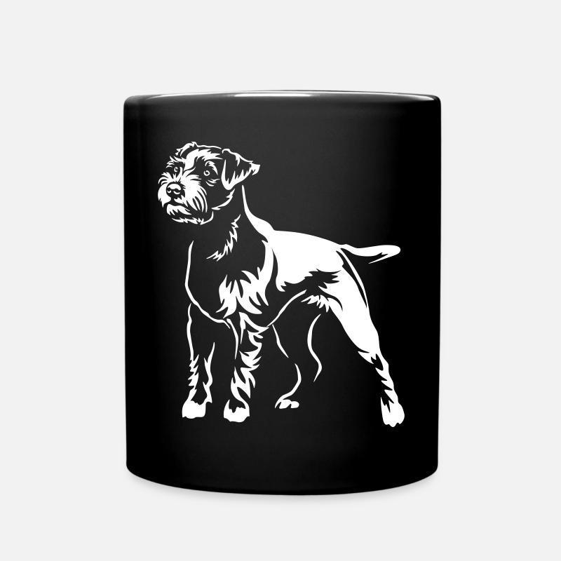 Parson Russell Terrier "BlackEdition" - Tasse einfarbig - Schwarz