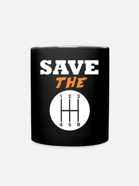 Sauvegardez les manuels - Mug uni - noir