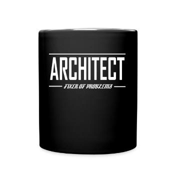 I'm An Architect Vintage-Architekturstudenten - Tasse einfarbig - Schwarz - Vorne