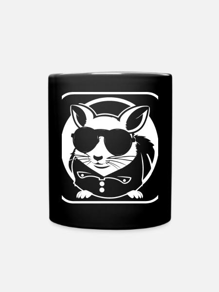 Chihuahua drôle portant des lunettes de soleil Chihuahuas - Mug uni - noir