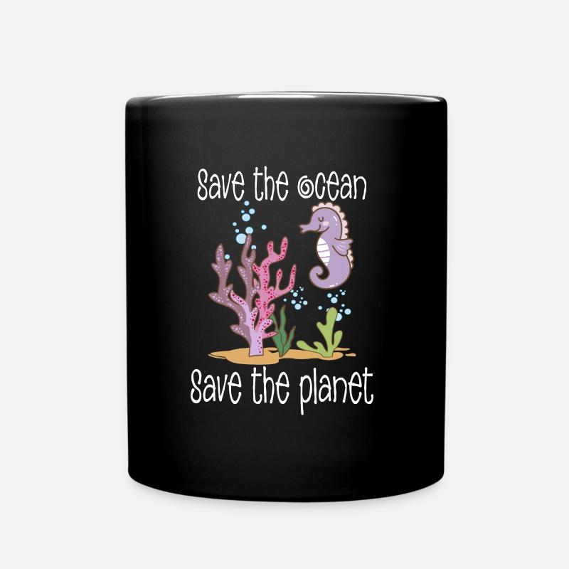 Protection de l’environnement - Save the planet - Ocean Fish - Mug uni - noir