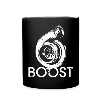 Boost Engine Icon Turbo Illustration Racing Tuner - Mug uni - noir - Devant