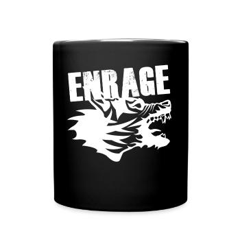 enrage - Mug uni - noir - Devant