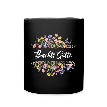 Beschts Gotti bestes Gotti Patentante Schweiz - Tasse einfarbig - Schwarz - Vorne