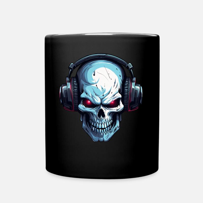 T-shirt cool Skull Sound !! - Mug uni - noir